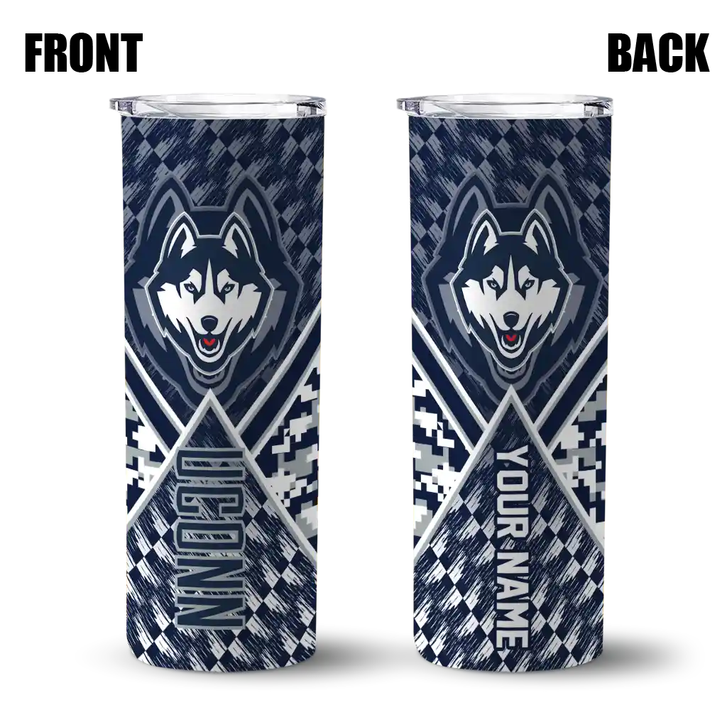 customized-uconn-huskies-monogram-burst-blue-white-skinny-tumbler-fashion-forward.webp