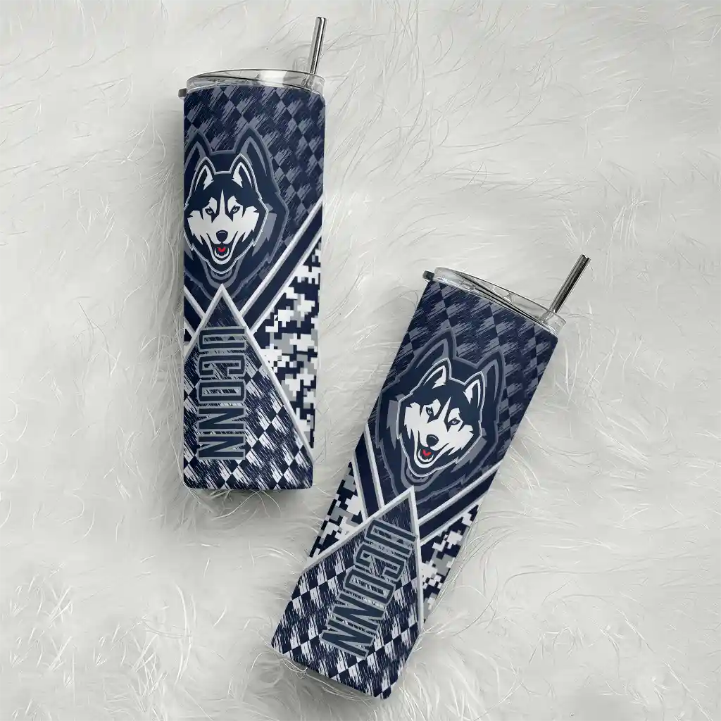 customized-uconn-huskies-monogram-burst-blue-white-skinny-tumbler-top-rated.webp