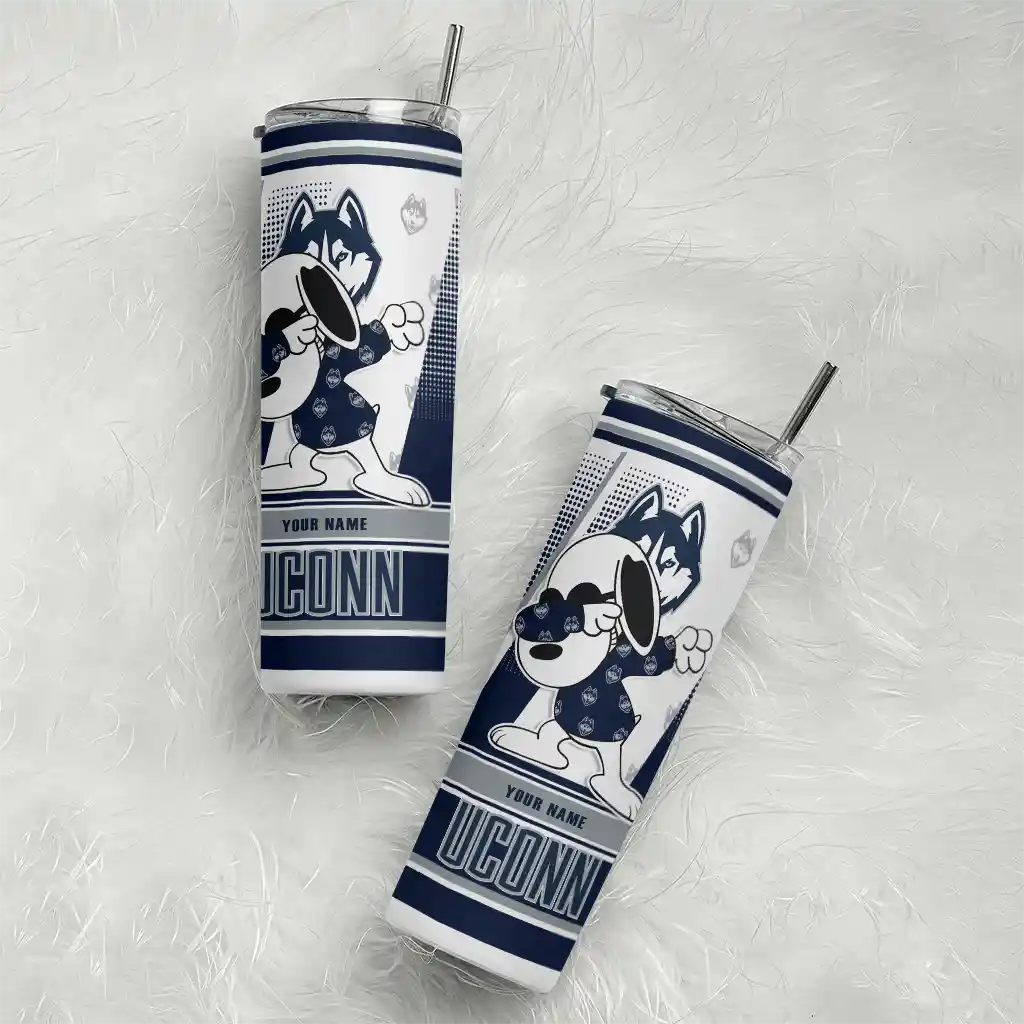 customized-uconn-huskies-snoopy-dog-blue-white-skinny-tumbler-top-rated.webp