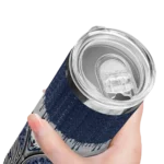 customized-uconn-huskies-sparkle-drip-blue-skinny-tumbler-best-selling.webp
