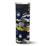 customized-uconn-huskies-yoda-camo-blue-black-skinny-tumbler-best-selling-1.webp