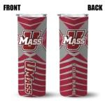 customized-umass-minutemen-camo-texture-red-skinny-tumbler-best-selling.webp