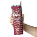 customized-umass-minutemen-camo-texture-red-skinny-tumbler-best-selling.webp