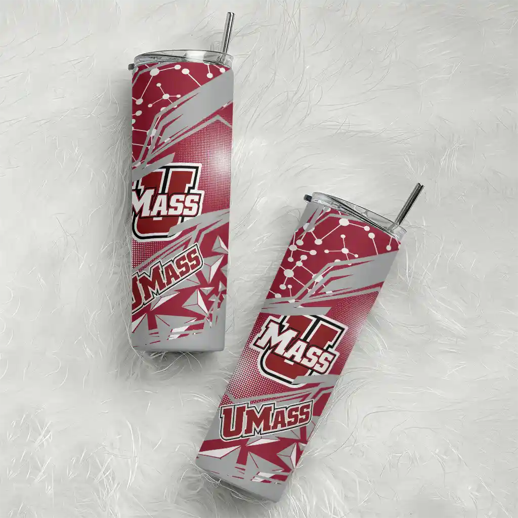 customized-umass-minutemen-helmet-clash-red-skinny-tumbler-top-rated.webp