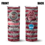 customized-umass-minutemen-patterned-waves-red-skinny-tumbler-best-selling-2.webp