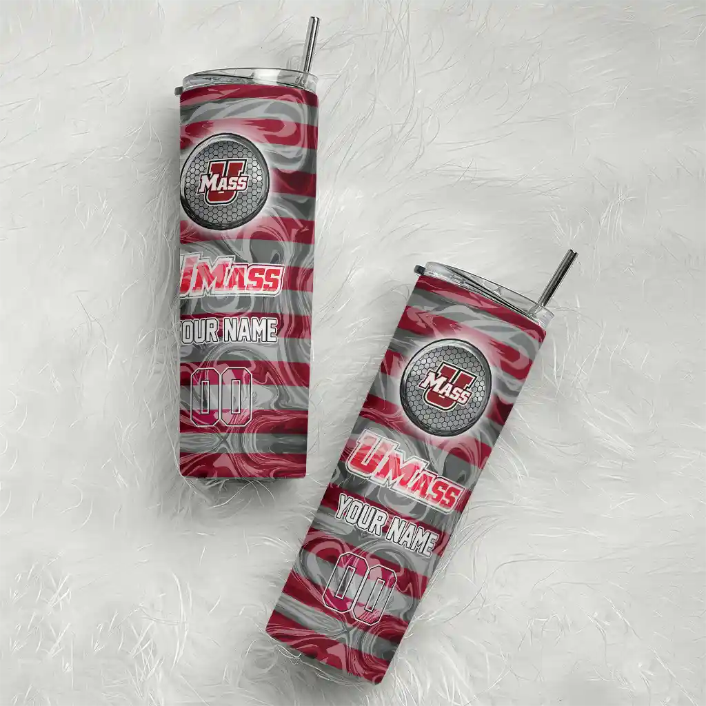 customized-umass-minutemen-patterned-waves-red-skinny-tumbler-top-rated.webp