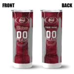customized-umass-minutemen-stacked-diamond-red-skinny-tumbler-best-selling.webp
