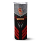customized-usc-trojans-hexagon-honeycomb-red-black-skinny-tumbler-best-selling.webp