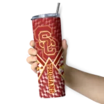 customized-usc-trojans-monogram-burst-red-white-skinny-tumbler-best-selling.webp