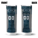 customized-utah-state-aggies-stacked-diamond-navy-skinny-tumbler-best-selling.webp