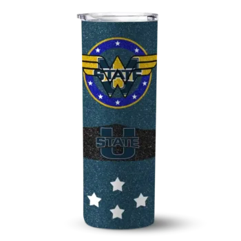 Customized Utah State Aggies Star Cluster Navy Skinny Tumbler