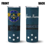 customized-utah-state-aggies-star-cluster-navy-skinny-tumbler-best-selling.webp