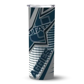 Utah State Aggies Tumber - Customized Web Stripes Skinny Navy White