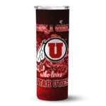 customized-utah-utes-rose-romance-red-black-skinny-tumbler-best-selling-1.webp