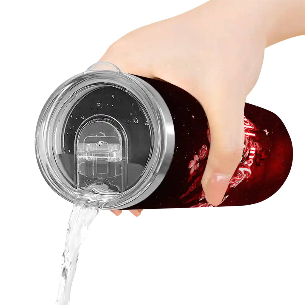 customized-utah-utes-rose-romance-red-black-skinny-tumbler-latest-model.webp