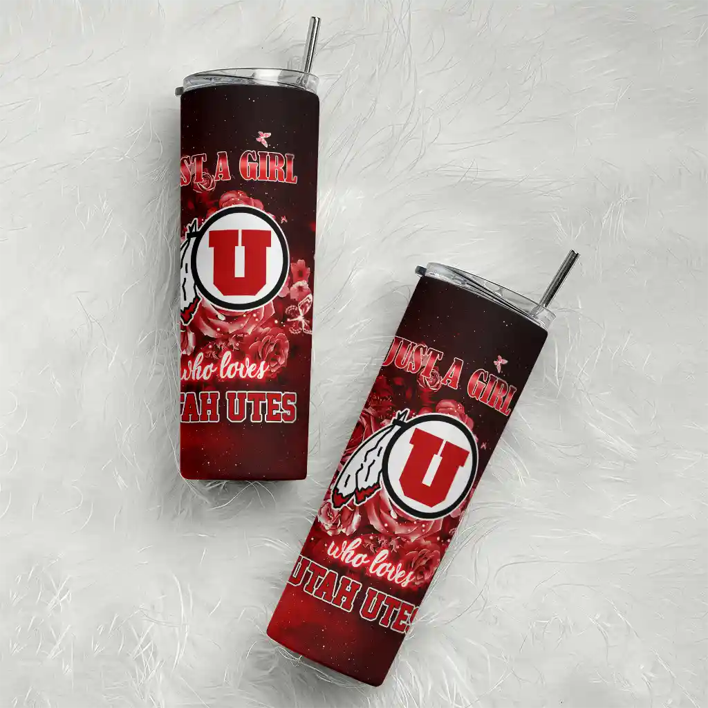 customized-utah-utes-rose-romance-red-black-skinny-tumbler-top-rated.webp