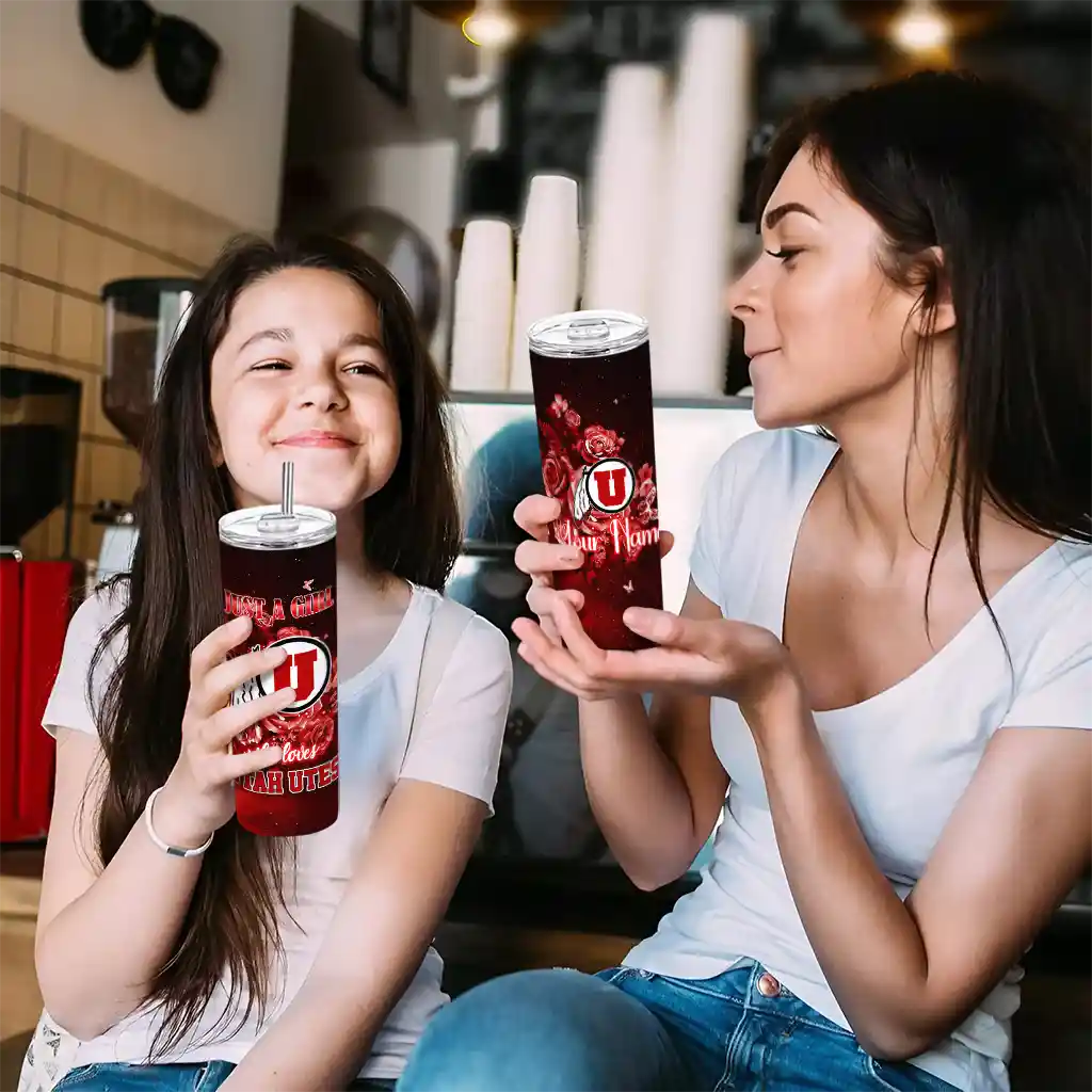 customized-utah-utes-rose-romance-red-black-skinny-tumbler-trendy.webp