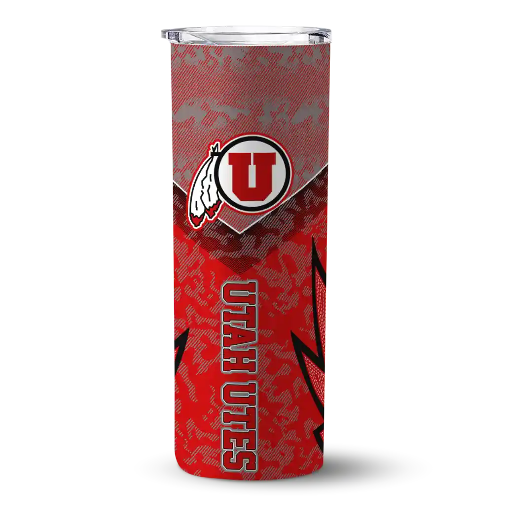 customized-utah-utes-spiral-burst-print-red-skinny-tumbler-best-selling.webp customized utah utes spiral burst print red skinny tumbler best selling