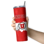 customized-utah-utes-torn-band-red-white-skinny-tumbler-best-selling.webp