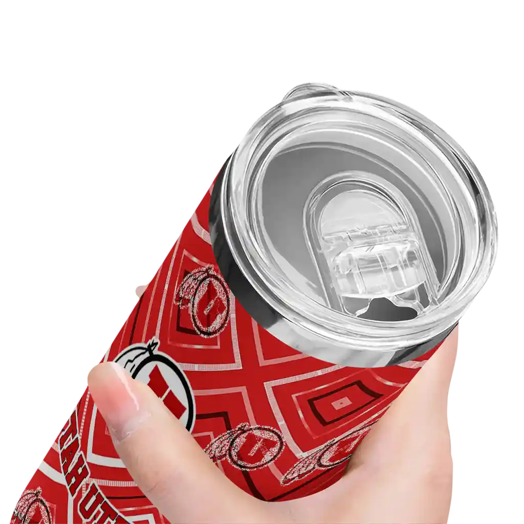 customized-utah-utes-zipper-leopard-red-skinny-tumbler-high-quality.webp
