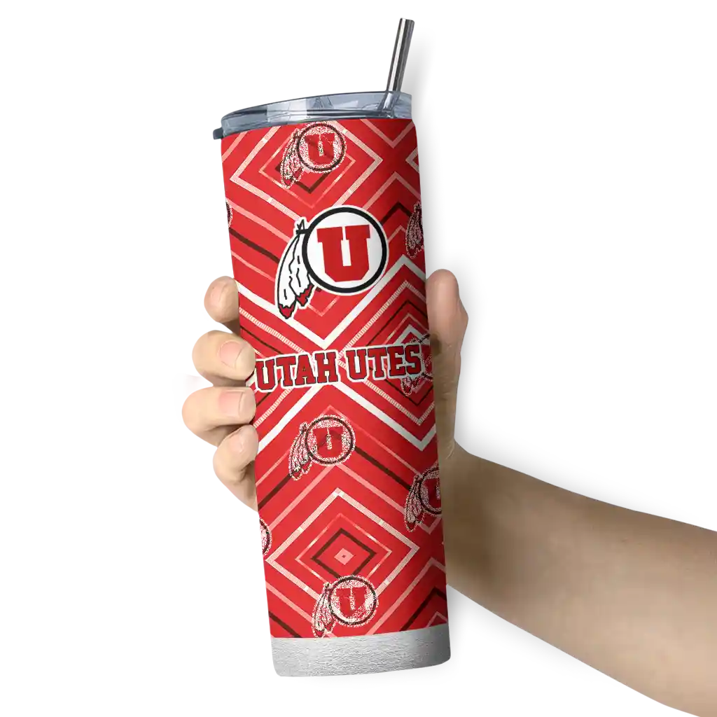 customized-utah-utes-zipper-leopard-red-skinny-tumbler-premium-grade.webp