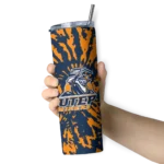 customized-utep-miners-metallic-grid-blue-skinny-tumbler-best-selling-1.webp