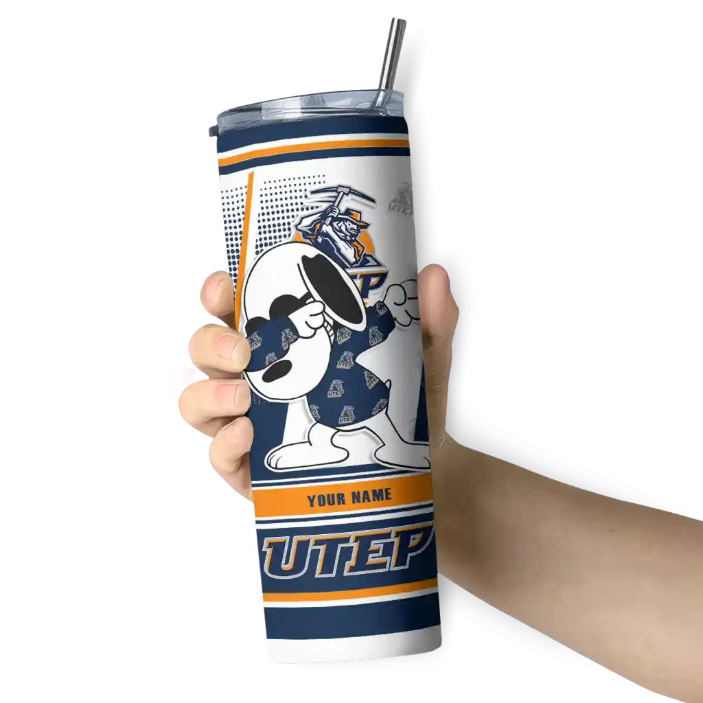 customized-utep-miners-snoopy-dog-blue-white-skinny-tumbler-premium-grade.webp