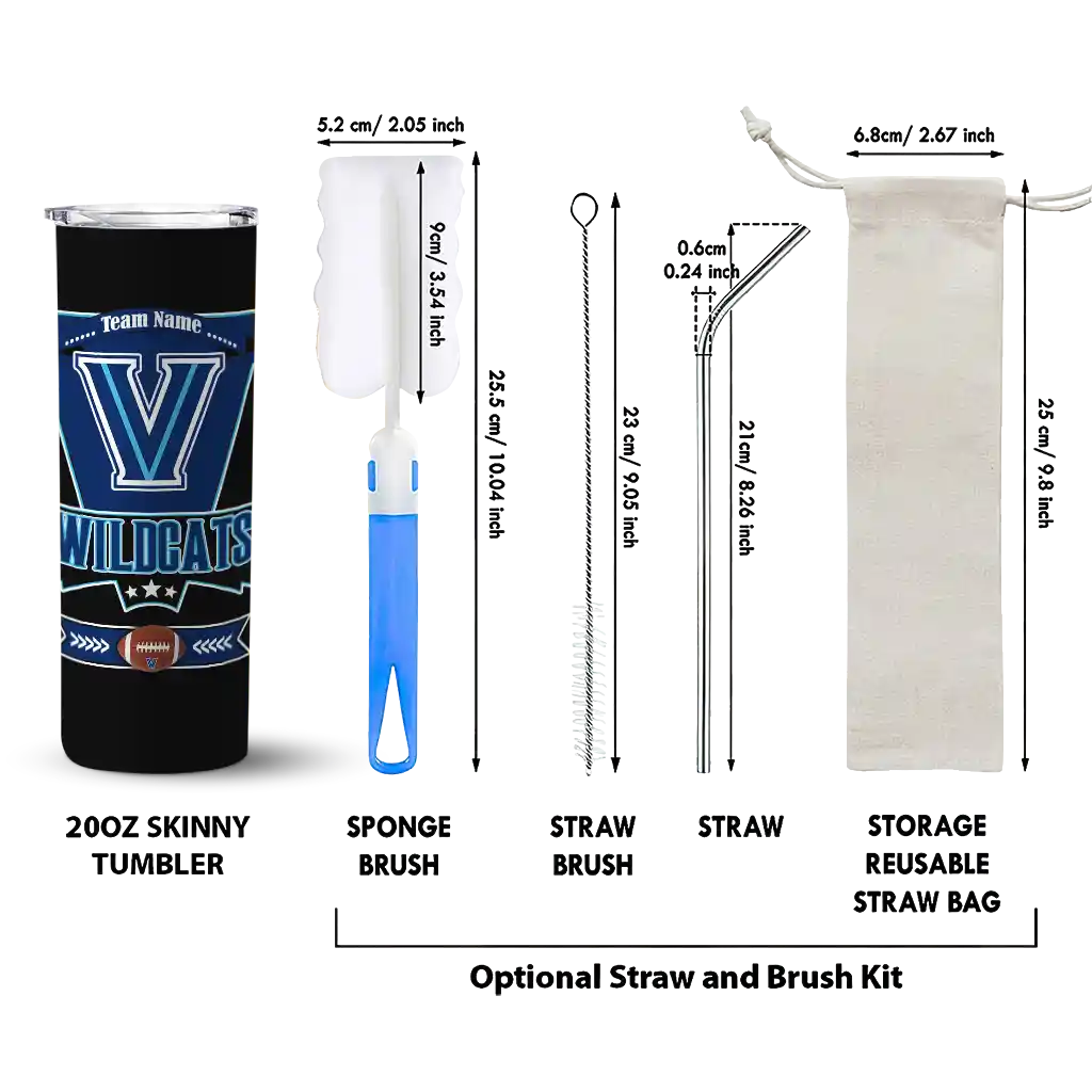customized-villanova-wildcats-helmet-belt-navy-black-skinny-tumbler-new-arrival.webp