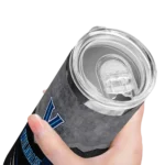 customized-villanova-wildcats-hexagon-honeycomb-navy-black-skinny-tumbler-best-selling.webp