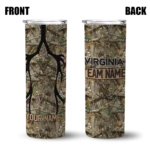 customized-virginia-cavaliers-antler-flow-camo-skinny-tumbler-best-selling.webp