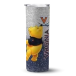customized-virginia-cavaliers-winnie-the-pooh-blue-gray-skinny-tumbler-best-selling-1.webp