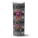 customized-virginia-tech-hokies-chevron-v-maroon-gray-skinny-tumbler-best-selling.webp