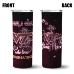 customized-virginia-tech-hokies-rose-romance-maroon-black-skinny-tumbler-best-selling-1.webp