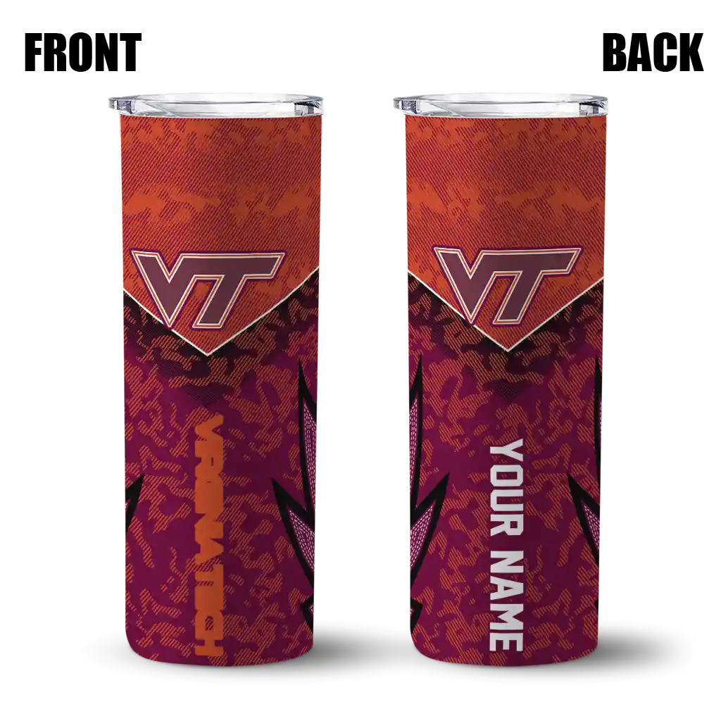 customized-virginia-tech-hokies-spiral-burst-print-maroon-skinny-tumbler-fashion-forward.webp