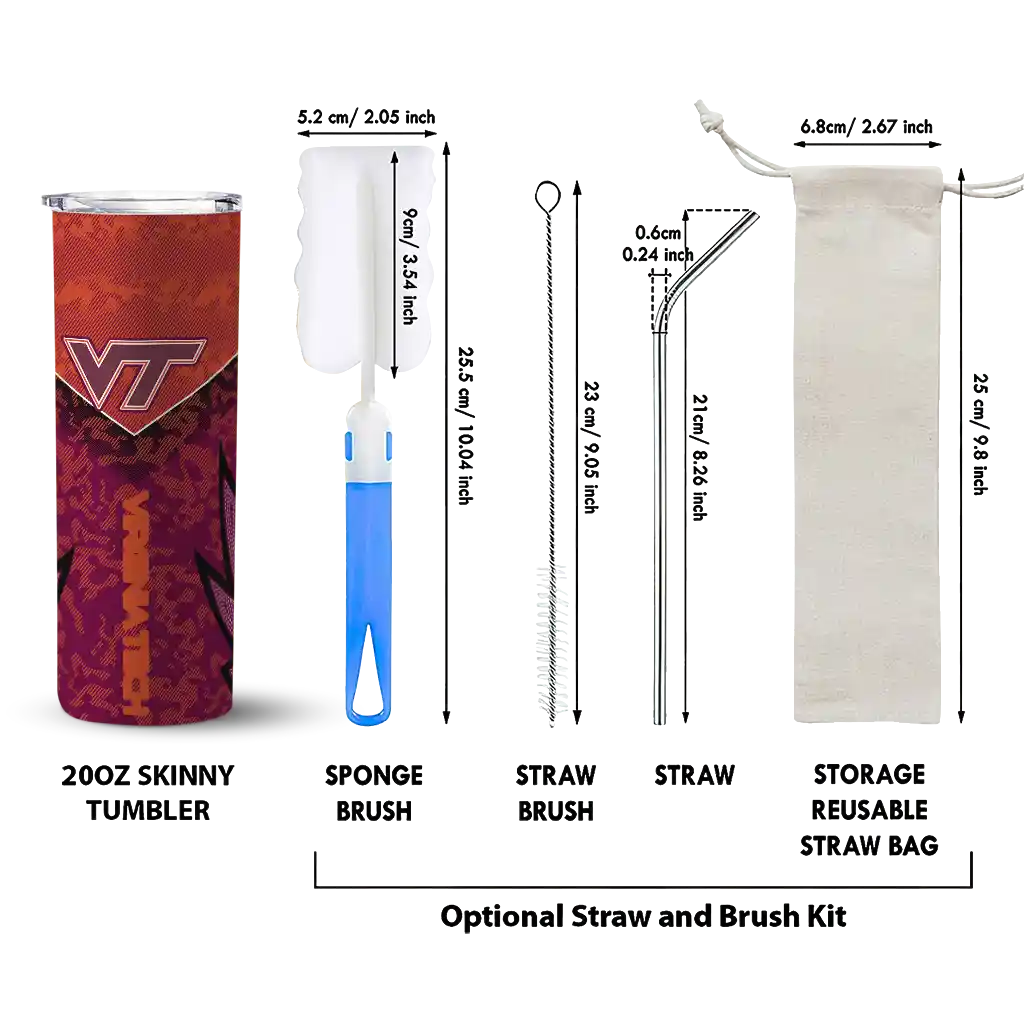 customized-virginia-tech-hokies-spiral-burst-print-maroon-skinny-tumbler-new-arrival.webp
