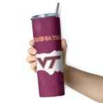 customized-virginia-tech-hokies-torn-band-maroon-white-skinny-tumbler-best-selling-3.webp