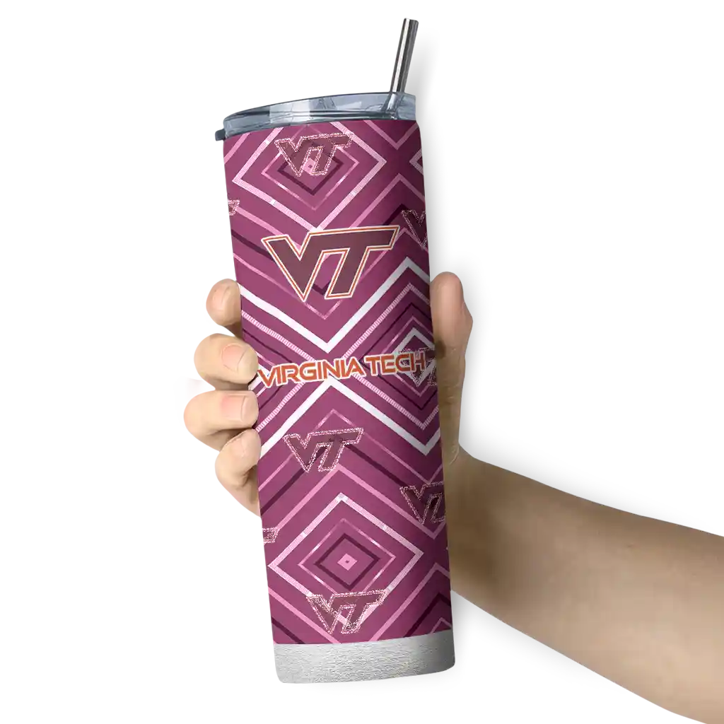 customized-virginia-tech-hokies-zipper-leopard-maroon-skinny-tumbler-premium-grade.webp