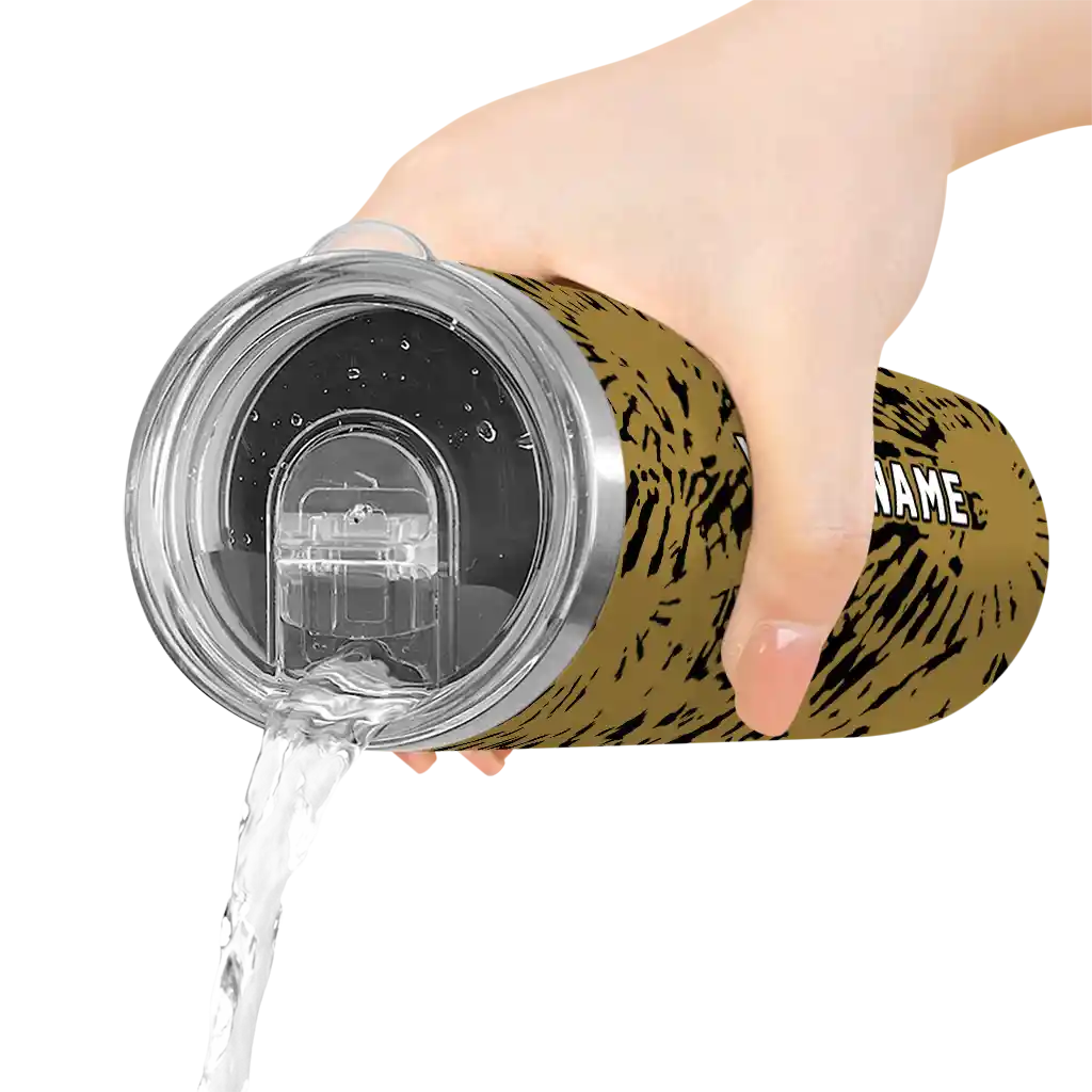 customized-wake-forest-demon-deacons-metallic-grid-gold-skinny-tumbler-latest-model-1.webp