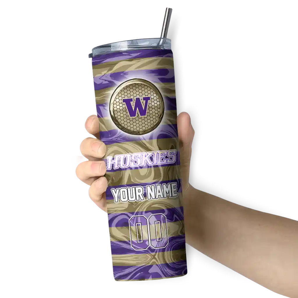 customized-washington-huskies-patterned-waves-purple-skinny-tumbler-premium-grade.webp