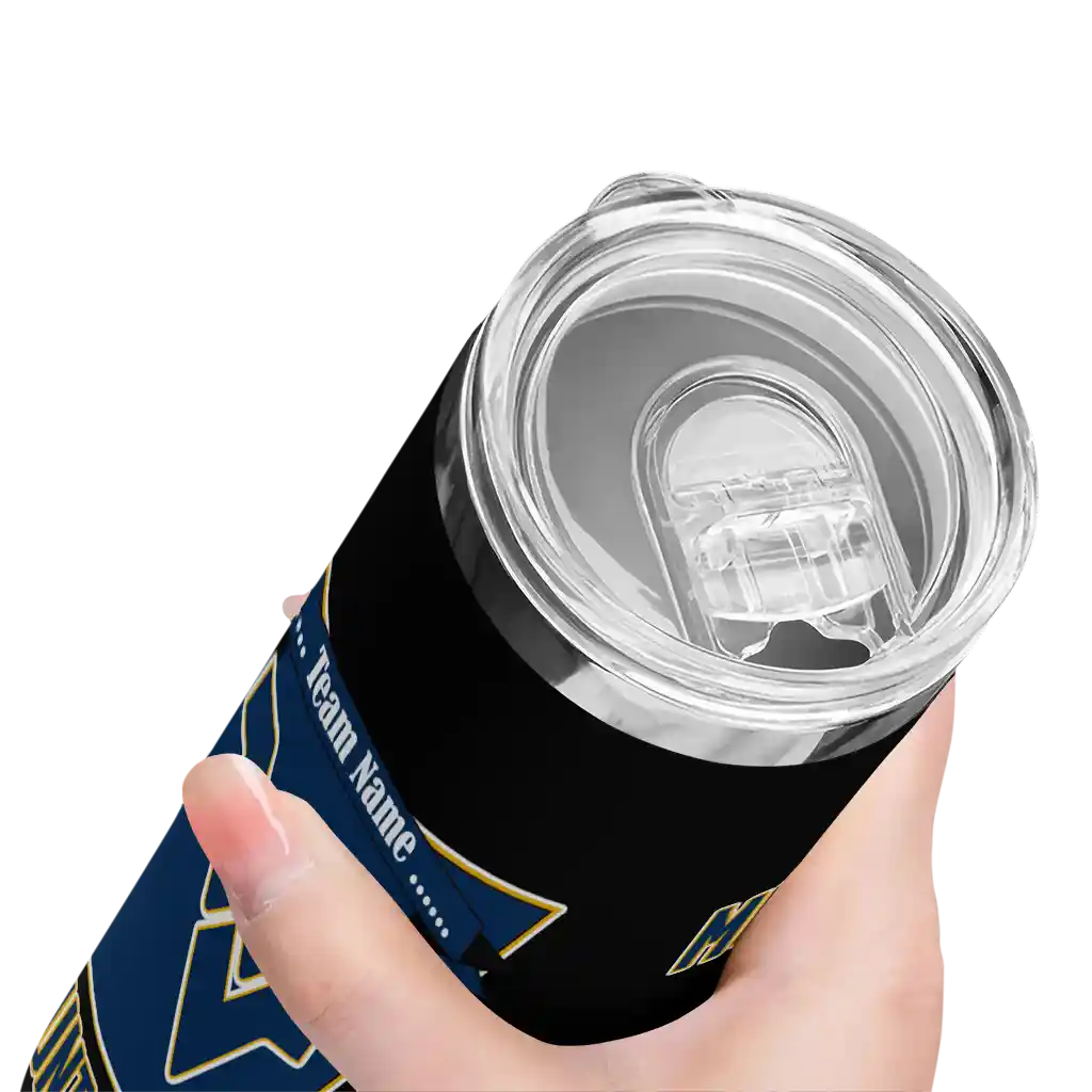 customized-west-virginia-mountaineers-helmet-belt-blue-black-skinny-tumbler-high-quality.webp