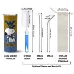 customized-west-virginia-mountaineers-snoopy-attitude-blue-skinny-tumbler-best-selling-1.webp