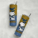 customized-west-virginia-mountaineers-snoopy-attitude-blue-skinny-tumbler-best-selling-1.webp