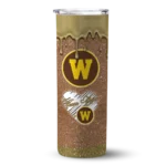 customized-western-michigan-broncos-pixel-fade-brown-skinny-tumbler-best-selling-2.webp