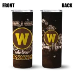 customized-western-michigan-broncos-rose-romance-brown-black-skinny-tumbler-best-selling-1.webp