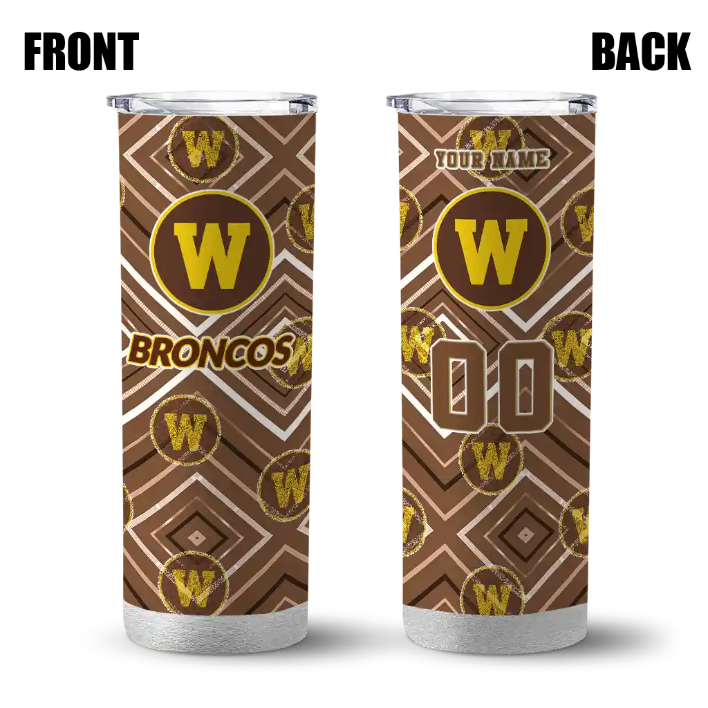 customized-western-michigan-broncos-zipper-leopard-brown-skinny-tumbler-fashion-forward.webp