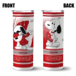 customized-wisconsin-badgers-snoopy-dog-red-white-skinny-tumbler-best-selling.webp