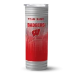customized-wisconsin-badgers-swirl-texture-red-skinny-tumbler-best-selling.webp