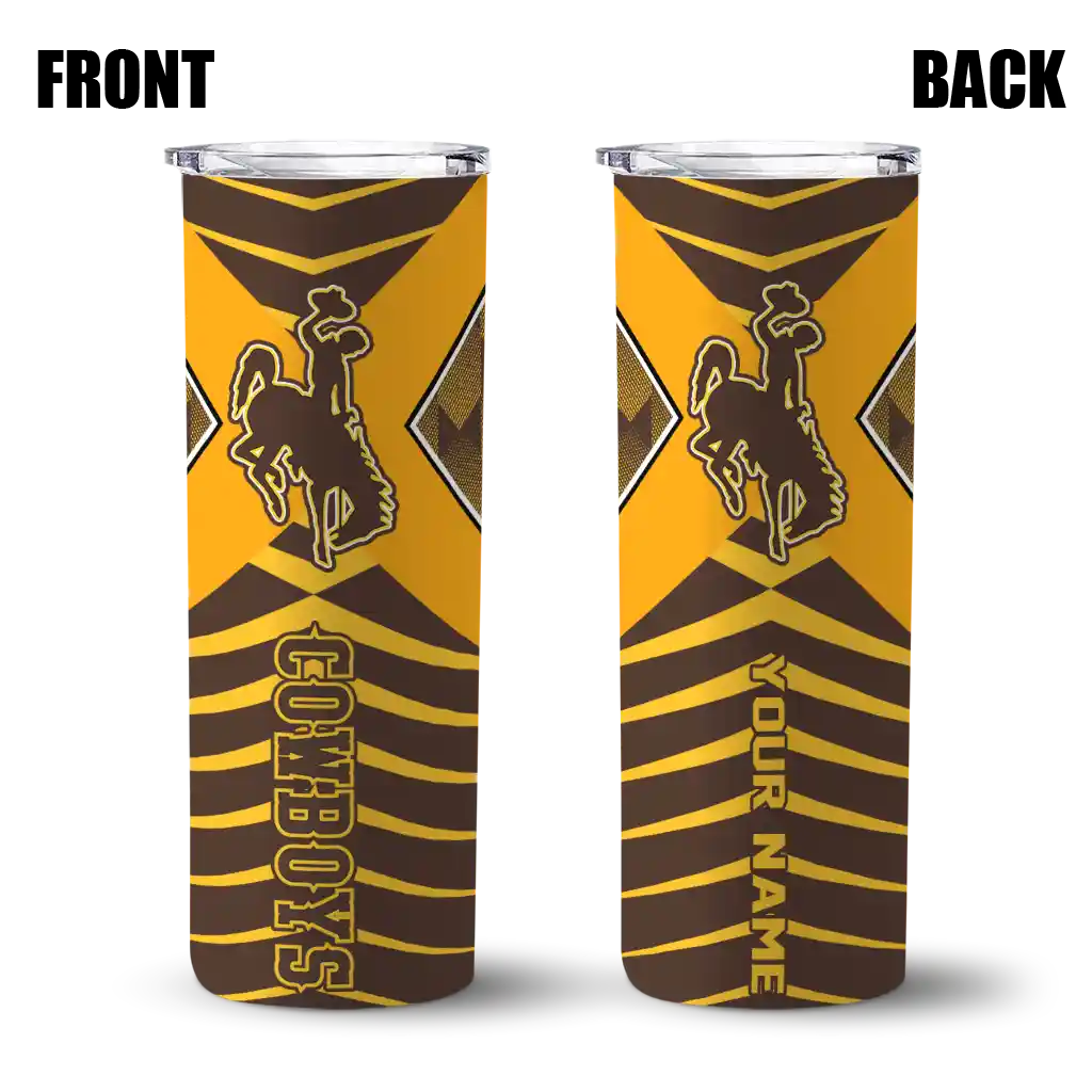 customized-wyoming-cowboys-camo-texture-brown-skinny-tumbler-fashion-forward.webp