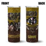 customized-wyoming-cowboys-kiss-band-gold-skinny-tumbler-best-selling-1.webp
