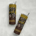 customized-wyoming-cowboys-kiss-band-gold-skinny-tumbler-best-selling-1.webp